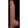 LoveToy SlidingSkin Gode Sliding Skin 27 x 6.5cm Marron